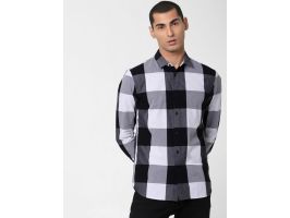 Black and White Check Shirt